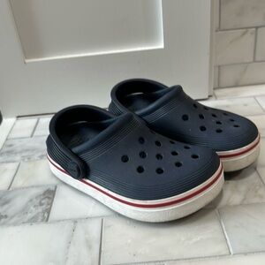 Navy blue Crocs